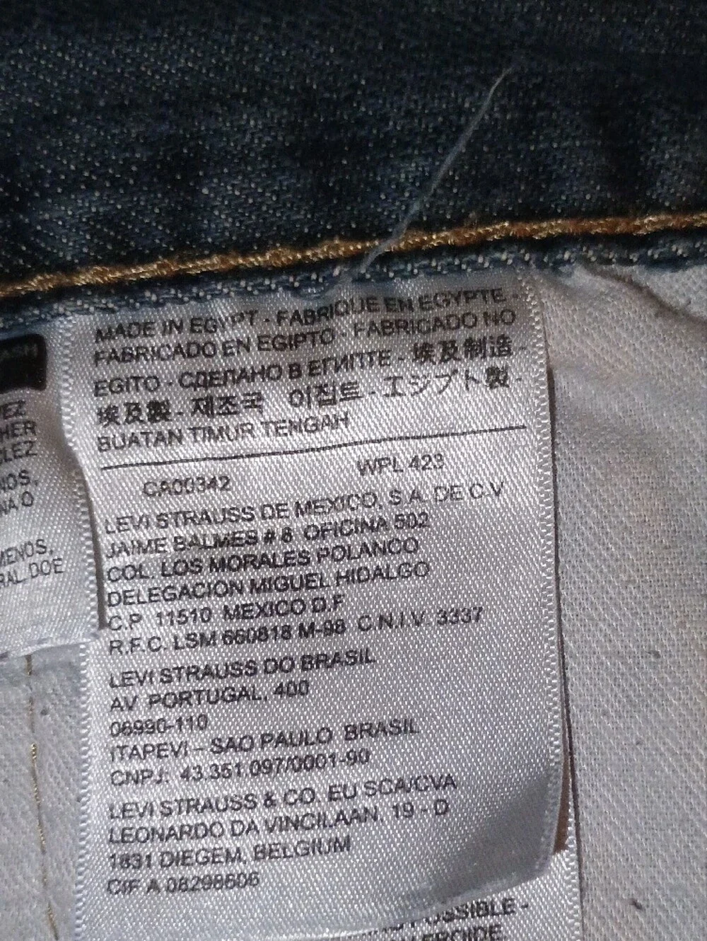 Levi's Men's Indigo Straight-Leg Jeans